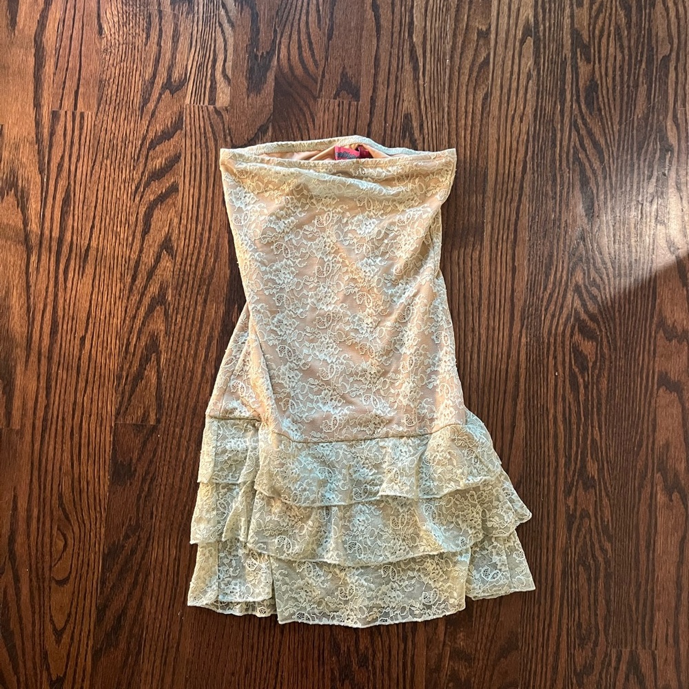 edikted lace dress worn once
